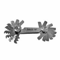 Шаблон резьбовой метрический (резьбомер) (0,4-6) 60 гр. (20шт) Beltools