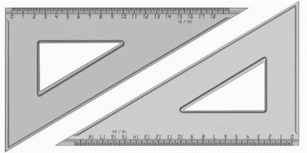 Чертежные угольники Чертежные угольники