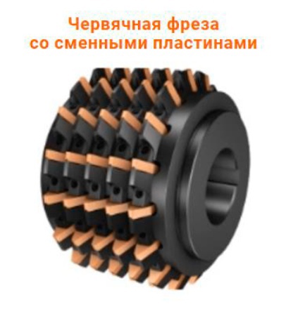 Червячная фреза со сменными пластинами Червячная фреза со сменными пластинами.jpg