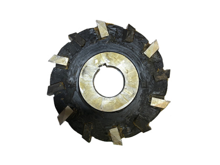 Фреза трехсторонняя 160х22х50 Z=12 со вставными рифлеными ножами ВК8 ГОСТ 5348-69