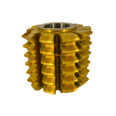 Фреза червячная для шлицевых валов М4 A Р6М5 2520-0684 30гр. (2гр.48 мин.) 90x80x32 мм износостойкое покрытие тип 2 ГОСТ 6637-80 Beltools