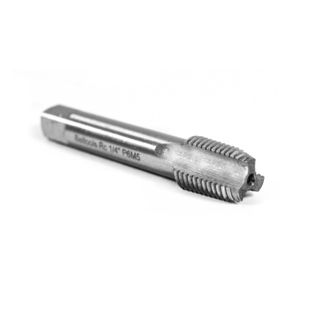 Метчик трубный конический Rc1/4'' 19 ниток машинно-ручной Р6М5 Beltools