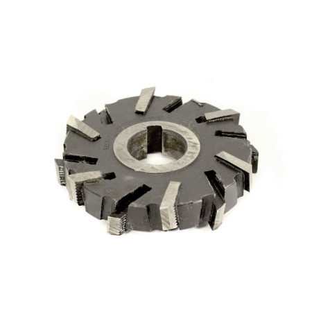 Фреза трехсторонняя 100х22х27 Z=10 со вставными рифлеными ножами Р6М5 ГОСТ 1669-78 БелФрез