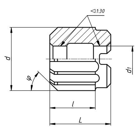 Развертка насадная 27 Н7(А) Р6М5 L=45 Z=8 dпос=13 ГОСТ 1672-80 Сестрорецкий ИЗ
