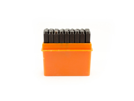 Клеймо буквенное 5 сталь 27 шт (латинский шрифт)