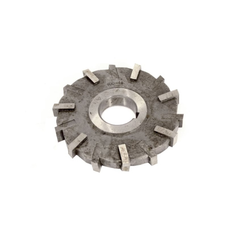 Фреза трехсторонняя 100х18х27 Z=14 со вставными ножами Р6М5 ГОСТ 1669-78 (ТУ2.0350224638.1156-88)