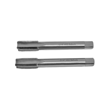 Метчик трубный G1/4'' 19 ниток машинно-ручной HSS 2шт компл. исп1 ГОСТ 3266-81 Beltools