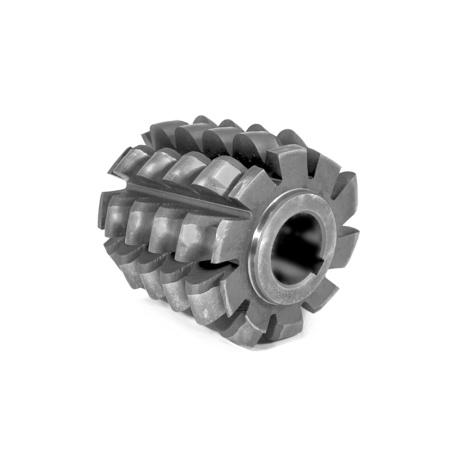 Фреза червячная для зубьев звездочек t=15,875 dр=10,16 B Р6М5 (2523-0139) 90x80x32 (3гр.46 мин.) 3718 Z=10 исп2 Beltools