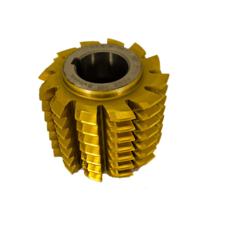 Фреза червячная для шлицевых валов М2,5 A Р6М5 2520-0677 30гр. (2гр.11 мин.) 71x63x27 мм износостойкое покрытие тип 2 ГОСТ 6637-80 Beltools