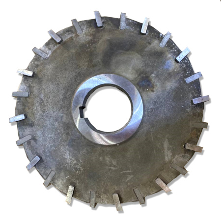 Фреза трехсторонняя 200х32х50 Z=24 со вставными гладкими ножами Р6М5 (запресованные ножи) Сестрорецкий ИЗ