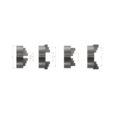 Патрон токарный 200-ПТ 3-x кулачковый (7100-0007П) К11 с обратными кулачками Beltools