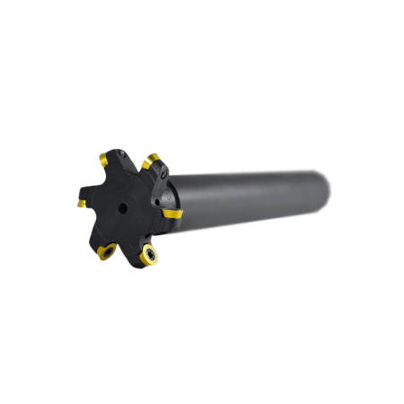 Фреза дисковая 50х8 R=4 с механическим креплением круглых пл-н RDEW 0803MOT Z=6 СОЖ AS100-R050.08.06.d25.C NOX ц/х dхв=25мм «Русский Инструмент» (РИ)