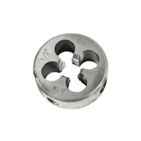 Плашка дюймовая 1/2'' 12 ниток BSW D=38мм Beltools