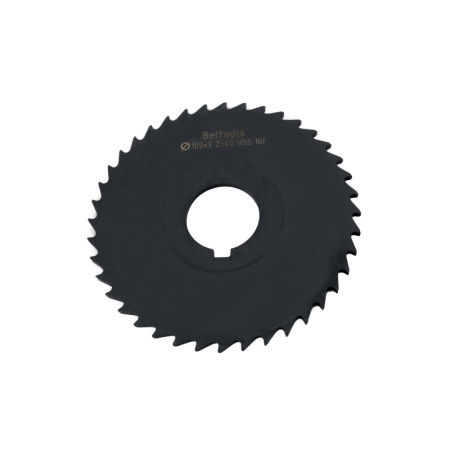 Фреза отрезная 100х3х27 Z=40 тип 2 со ступицей и ш/п HSS Nit ГОСТ 2679-93 Beltools