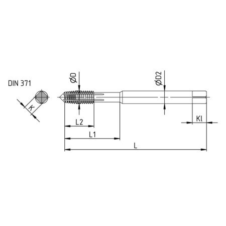 Фреза концевая 15х26х111 HSS Z=3 к/х КМ2 Beltools