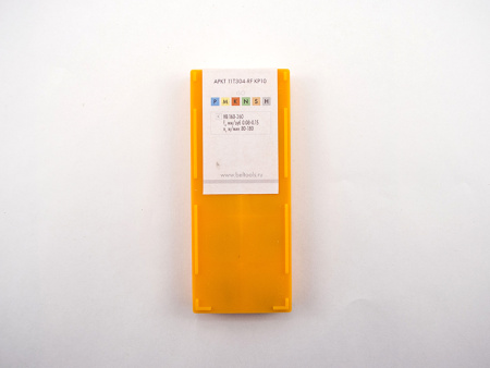 Пластина сменная параллелограммная APKT 11T304-RF KP10 «Русский Инструмент» (РИ)